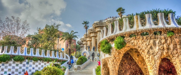 picture of Gaudi park in Spain